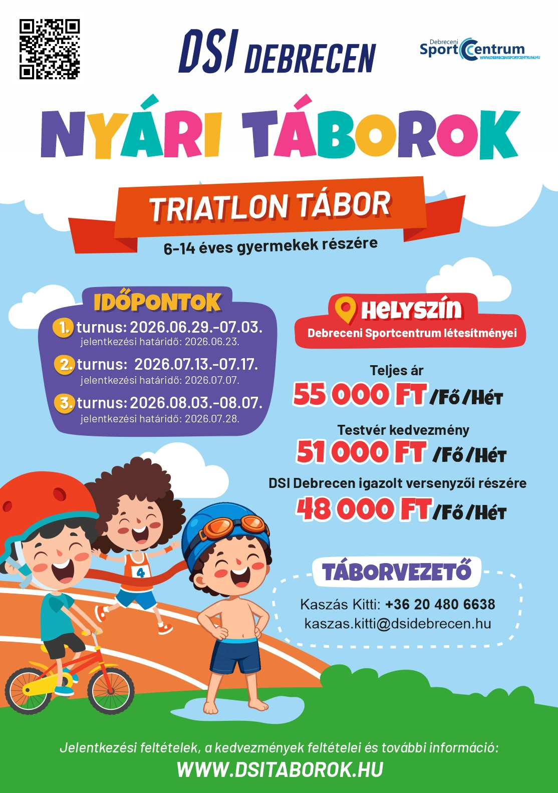 Triatlon tábor